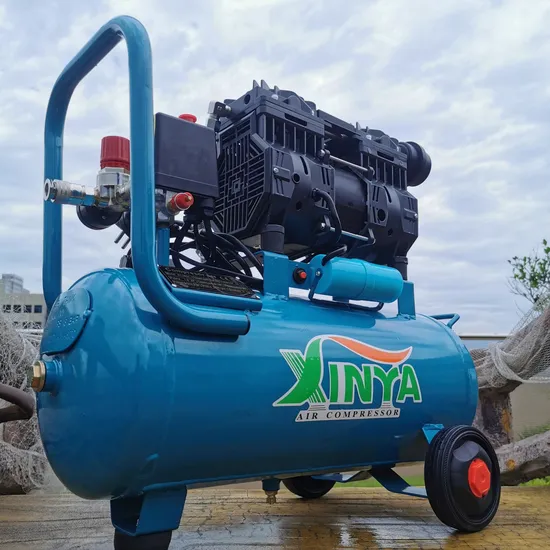 Xinya Customize Design 2 Poles 9L 17L 24L 50L Silent Oil Free Air Compressor