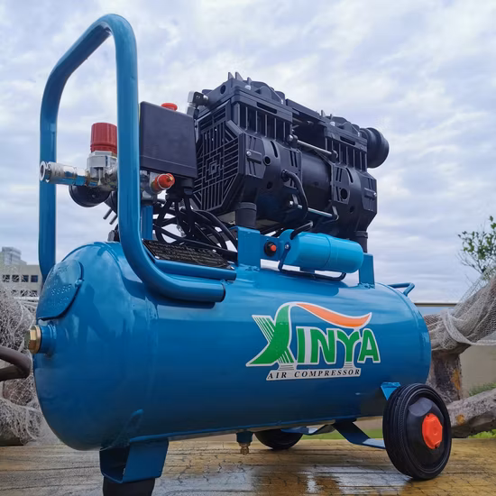 Xinya Customize Design 2 Poles 9L 17L 24L 50L Silent Oil Free Air Compressor