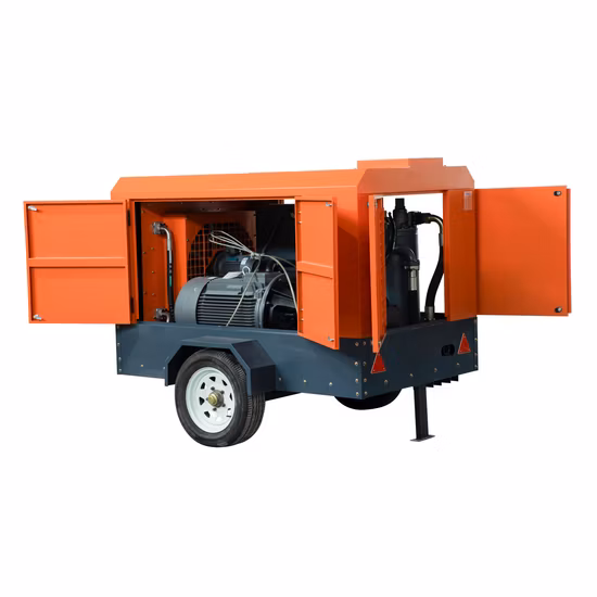 Дизельный портативный винтовой воздушный компрессор, 100 фунтов на квадратный дюйм 185