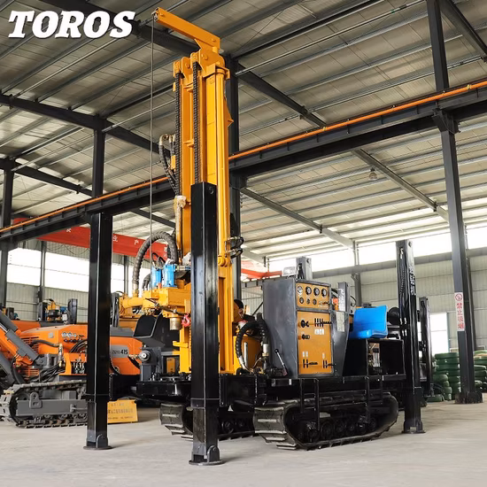 Небольшой 300-метровый буровой станок для подземных вод, скважина, мини-разведка керна, мобильная добыча на поверхности, геотехнический грязевой насос, буровая установка для водяных скважин на продажу