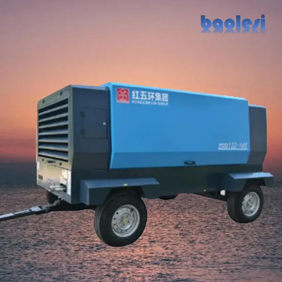 Портативный мобильный компрессор с электроприводом для горнодобывающей промышленности